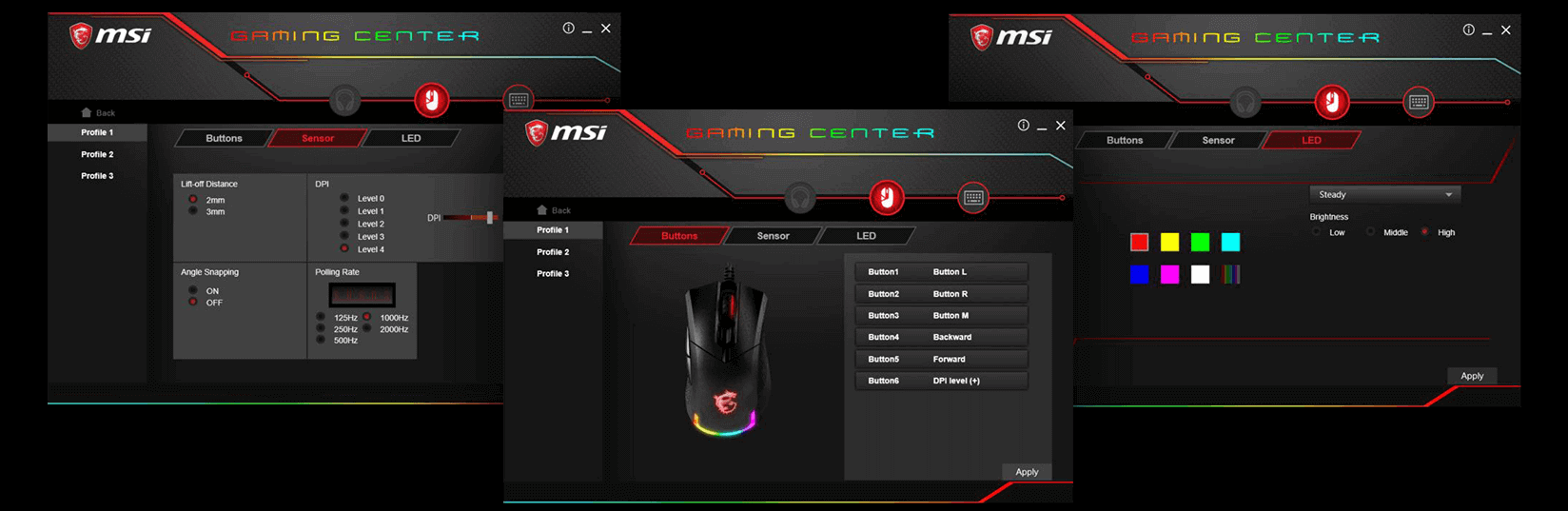 MSI Clutch GM50 Gaming Mice